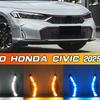 Светодиодные дневные ходовые огни и указатели поворота для Honda Civic 25-го года выпуска