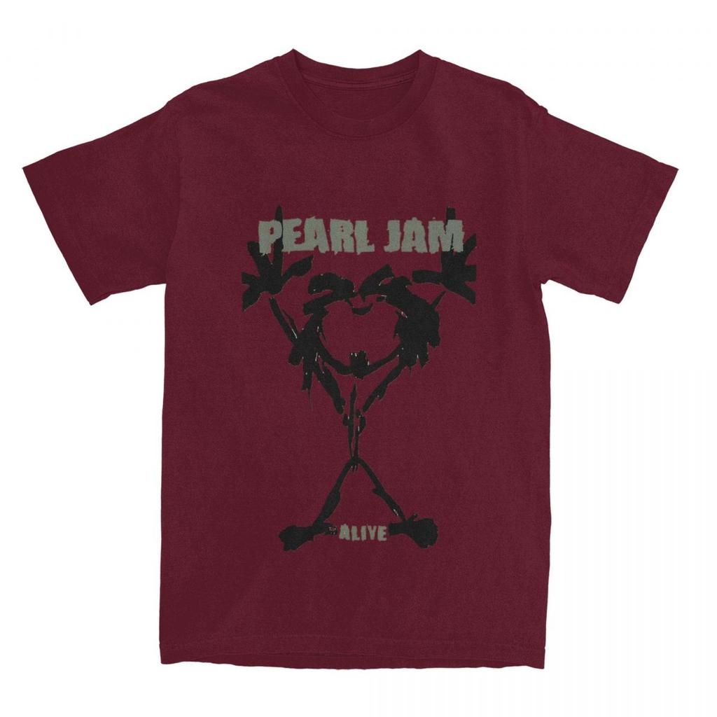 Мужская Женская Металлическая Группа Рок Pearl Jams Музыкальная Футболка Мерч 100% Хлопок Футболка Одежда Юмористические Футболки Новое Поступление