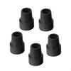 5x Crutch Tips Sturdy Accessories High Performance Walking Stick Rubber