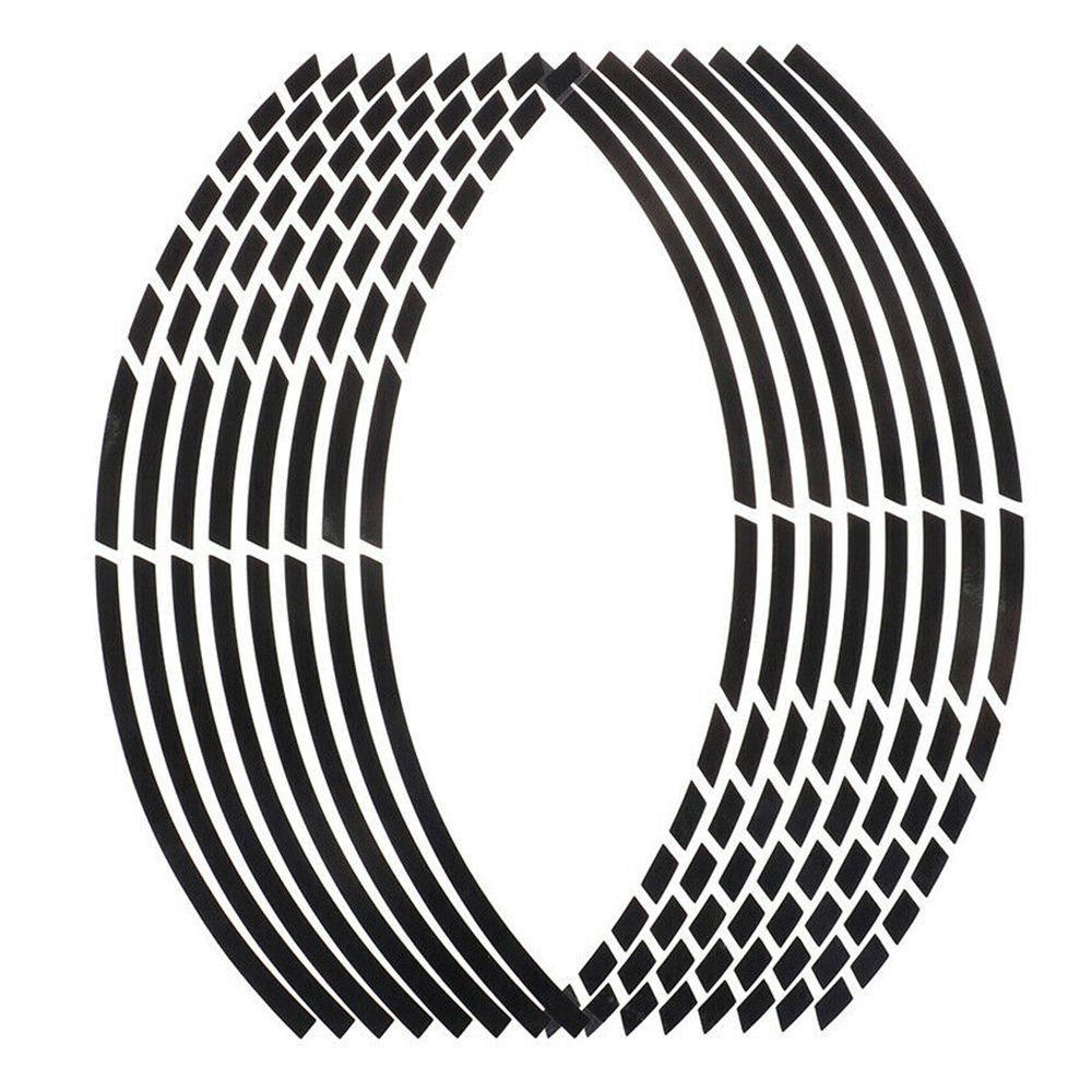 Auto Personality Wheel Decoration Wheel Sticker Reflective Rim Tape Tire Strips Motorbike Decals