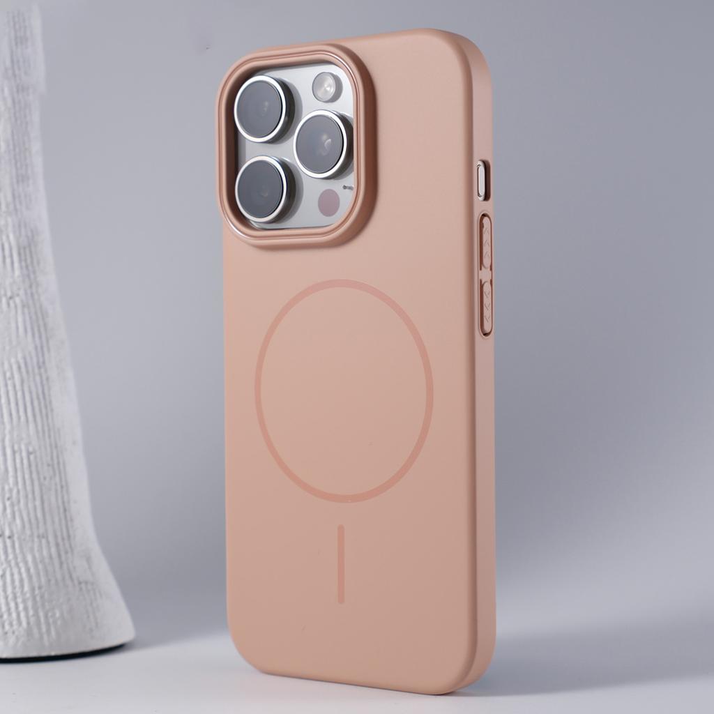 Ultrathin Simple Magsafe Case for iPhone 16 15 Pro 14 Plus 13 12 Mini 11 Pro X XR XS Max Matte Wireless Charging Hard PC Cover