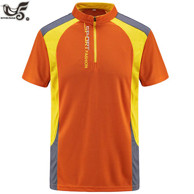 Мужская рубашка поло Мужская летняя дышащая рубашка с коротким рукавом Бренды трикотажные изделия