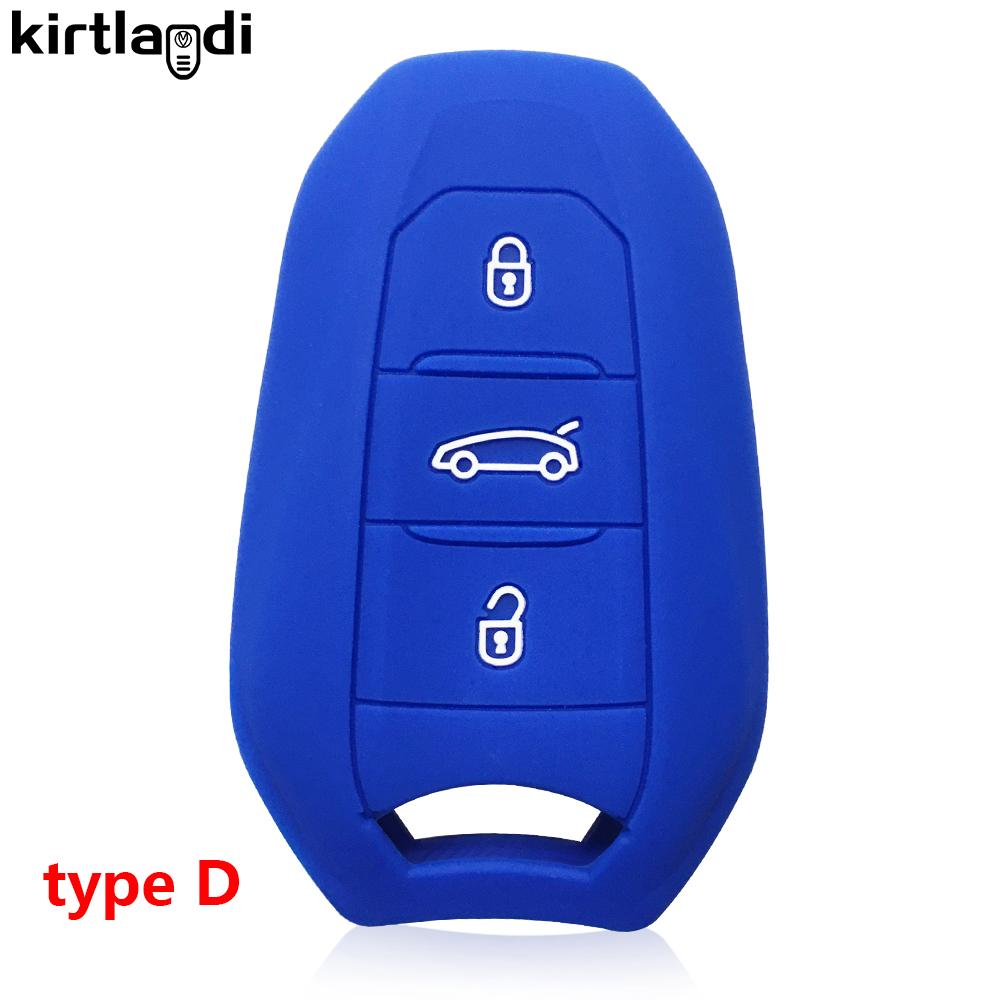 Для Fiat Scudo для Opel Combo для Peugeot Rifter 2020 207 208 307 308 407 408 5008 308SW 2008 для Citroen C4 Чехол-кожура для ключа