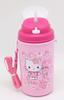 OSK Бутылка для воды Hello Kitty Sakura с трубочкой (холодный тип) СК-450С