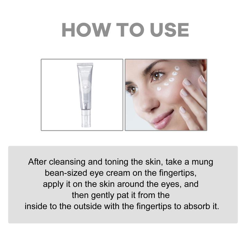 Ouhoe Moisturizing Firming Hydrating Eye Cream Anti Wrinkle Fade Dark Circles Care Eye Cream Reduce Eye Bags Puffiness