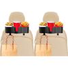 3-In-1 Car Headrest Backseat Organizer With 3.7" Backseat Cup Holder For Car, Seat Back Organizer With Hooks