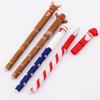 Christmas Erasable Gel Pen Set 0.4mm Festive Holiday Pens with Eraser Tips School Office Supplies for Students
