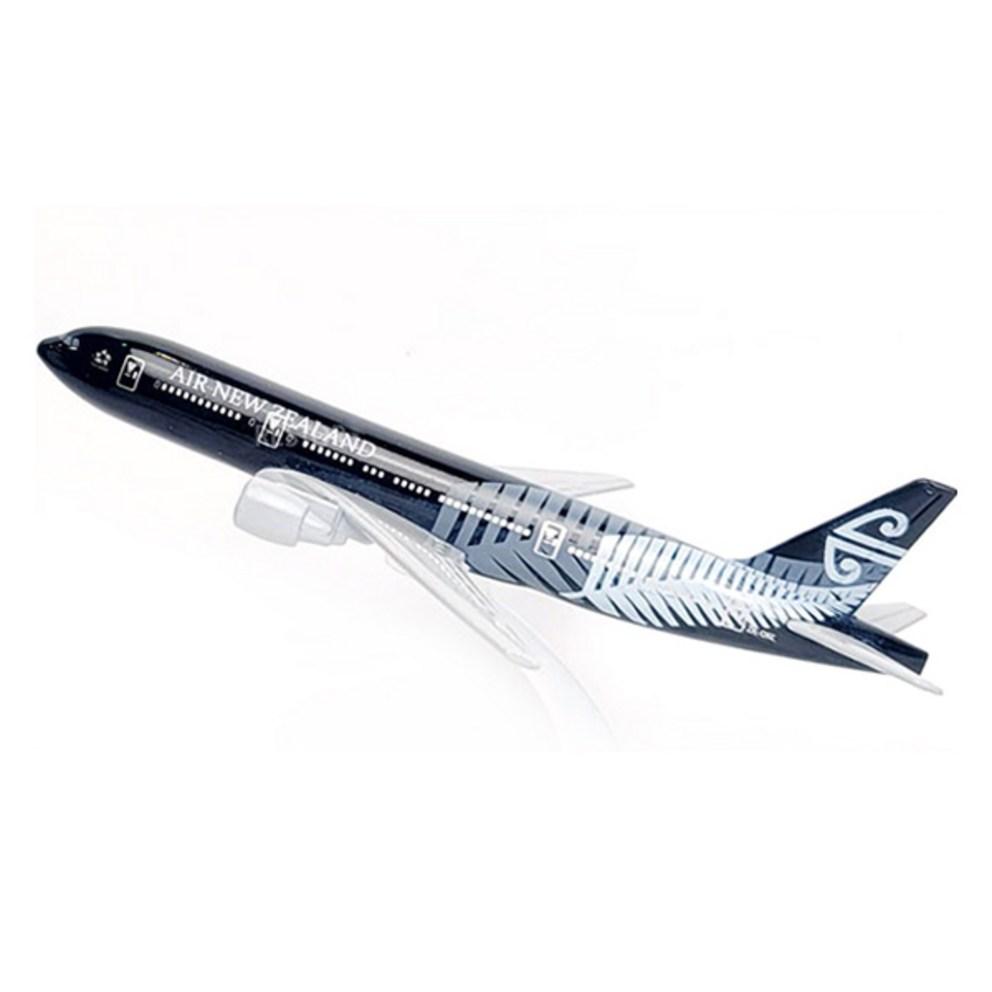 Premium Die-cast Model Airplane - Air New Zealand B777 (Black Livery), 1:126 Scale