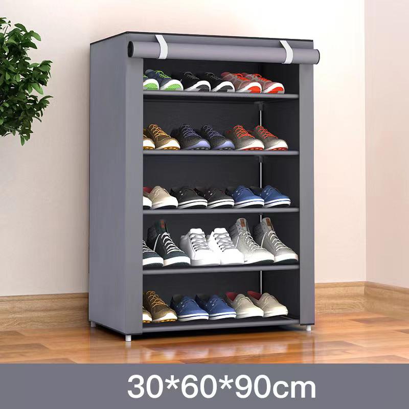 Shoes Rack With Dustproof Cloth Non-Woven Fabric Shoe Stands Organizer Closet Home Shoes Storage Holder Shelfs