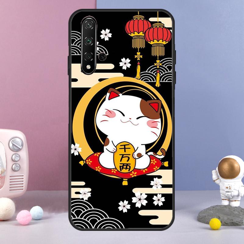 Японский Кот Удачи Для Huawei Nova 7i 8i 11i 12i 12s Y73 Y70 Y90 Y60 Y72 Y61 Y91 9 10 SE P30 Pro P40 Lite Чехол