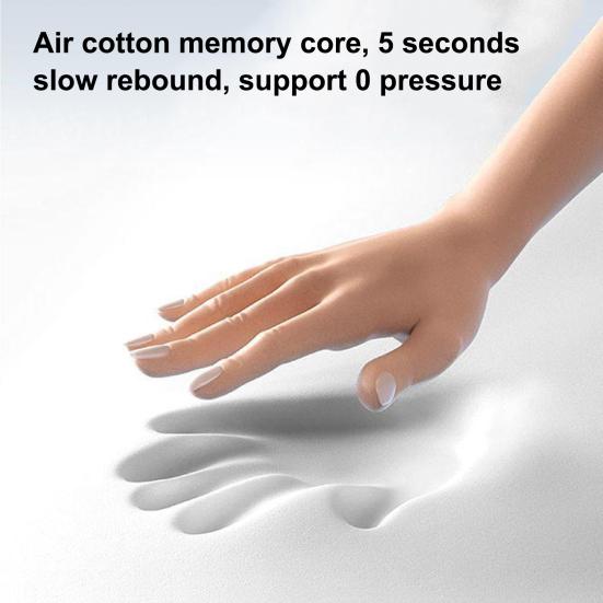 Подушка для массажа шеи, облегчение боли в глубоких тканях, массажер с подогревом от USB, для мужчин и женщин, для улучшения сна, подушка с эффектом памяти и поддержкой шеи и плеч