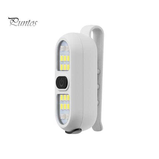 Светильник безопасности для кемпинга Прикрепляемый фонарик 450 люмен IPX6 Водонепроницаемый перезаряжаемый фонарик безопасности мини-размера Портативный светодиодный рабочий фонарь