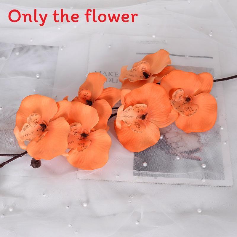 Multicolour Phalaenopsis Simulation Flower Bouquet  For Home And Decor Event