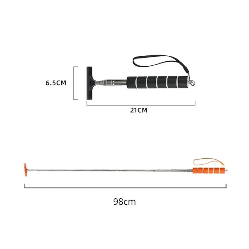 Многофункциональное автомобильное зеркало заднего вида, телескопическая щетка для мытья окон автомобиля, переднее лобовое стекло, непромокаемая щетка для чистки, скребок