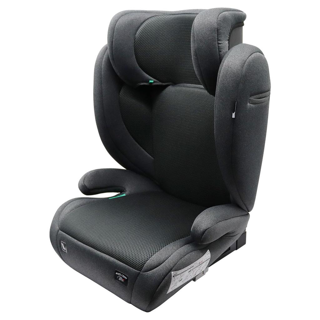 Автокресло Carry MC с высокой спинкой для детей в возрасте Высокий ISOFIX Новый стандарт безопасности R129 i-Size для мам 3-11 лет, Спинка, Крепление, Долгосрочное использование, (Серый)