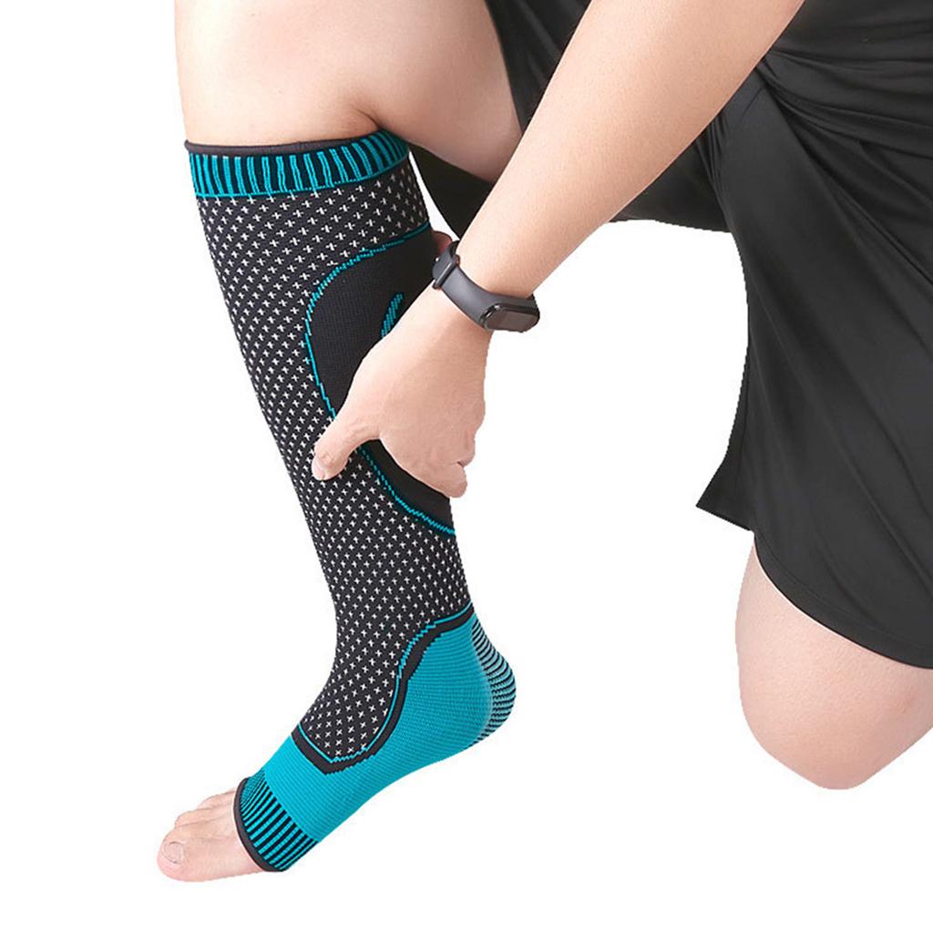 Leg Support Socks Calf Compression Sleeves Leg Compression Socks for Runners Football Basketball Players Calf Pain Relief Calf Guard Arch Support