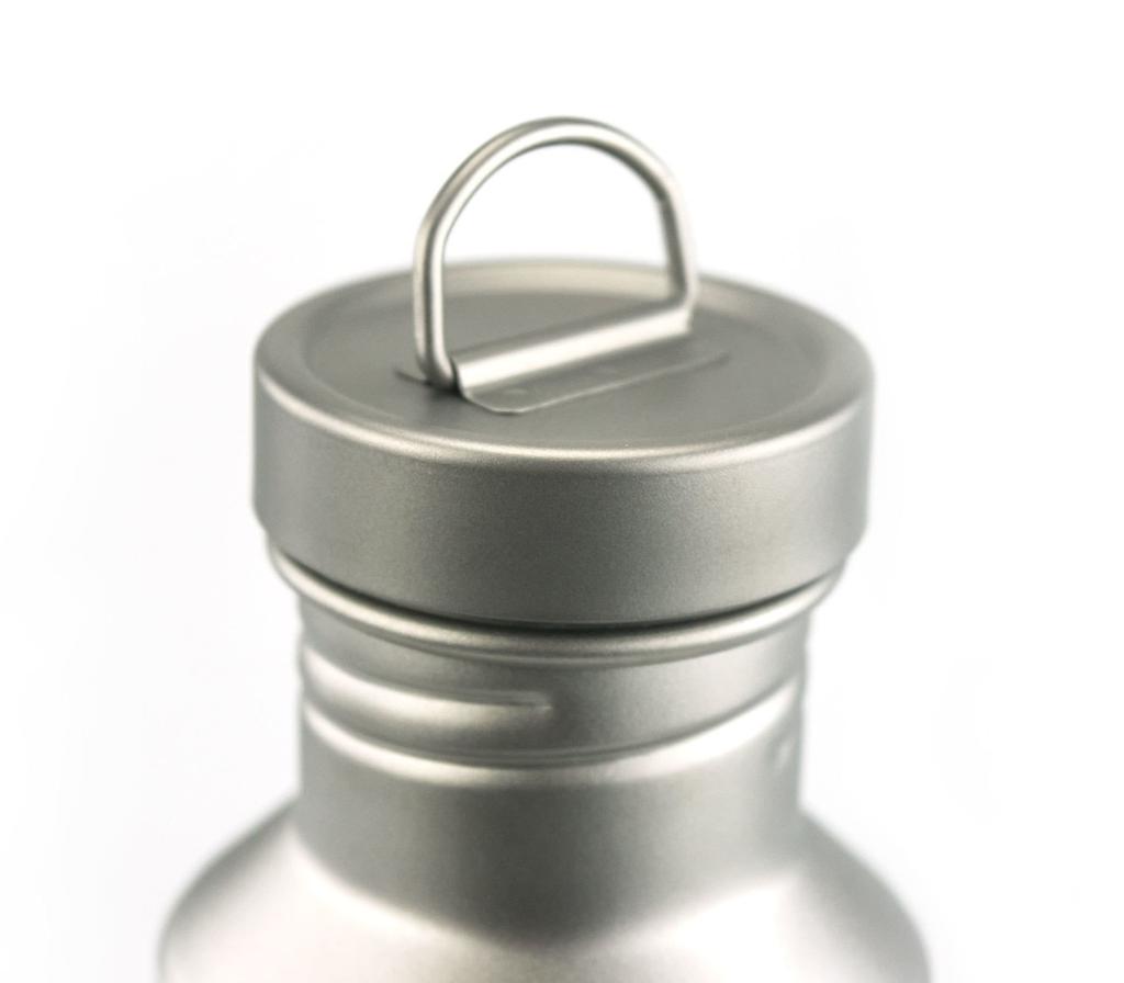 Бутылка из чистого титана 550 мл Ti3031, подлинная кружка, бутылка для отдыха на природе, небьющаяся стильная подарочная бутылка для воды [Keith]