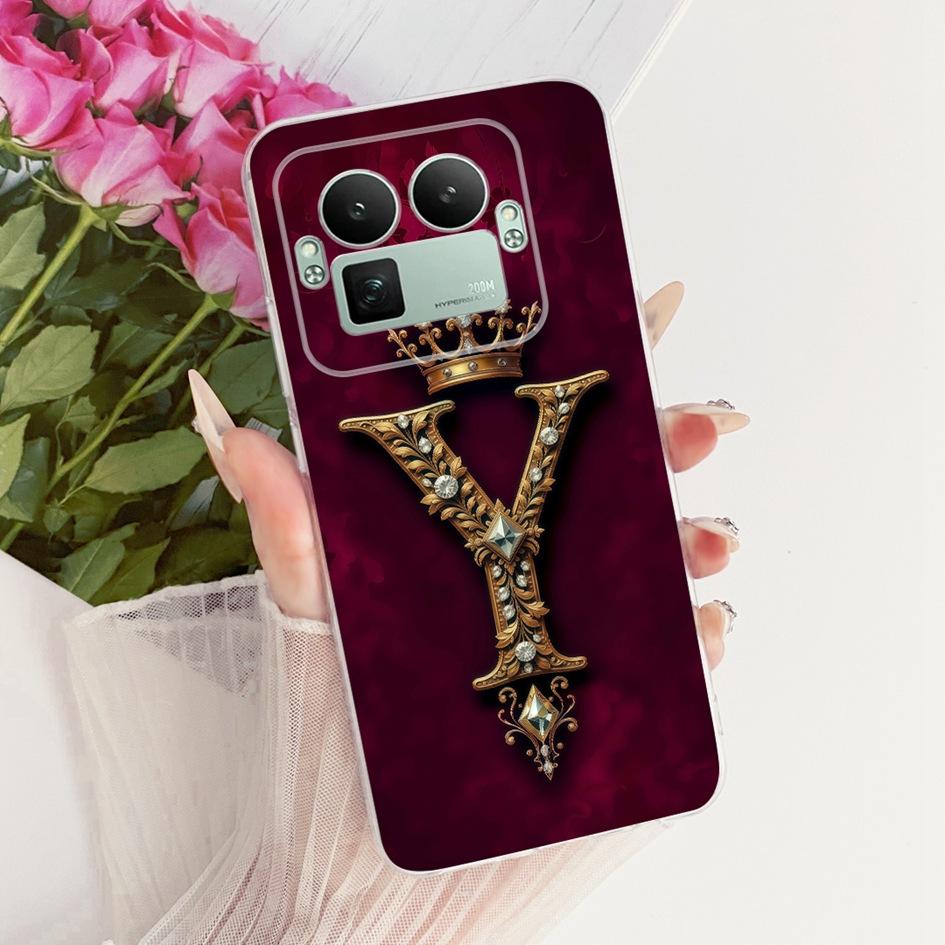 For Realme GT8 Case Realme GT 8 Pro Cover 2025 Fashion Letters Crown Capa Soft Silicone Bumper For Realme GT8 Pro RMX5210 Fundas