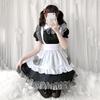 J-yuefang Maid Costume Dress, Black and White, Japanese Anime Role Playing Outfit, Sizes S-XXL