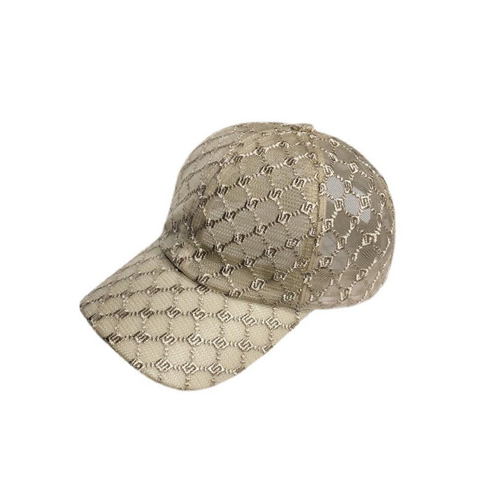 Cotton Sunshade Hat Mesh Baseball Cap Trendy Sun Hat