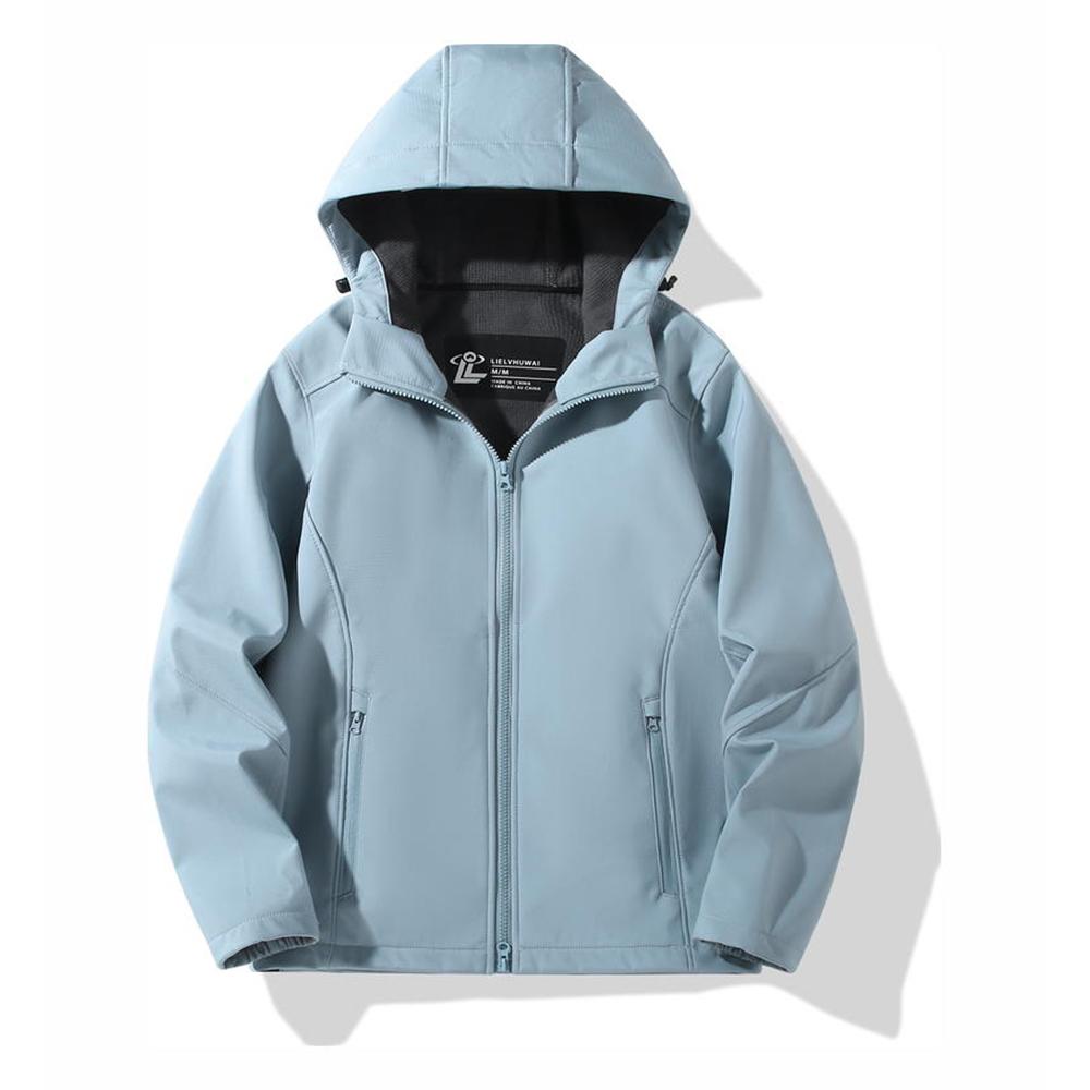 Осень-зима легкая куртка с капюшоном из мягкой ткани, модная теплая куртка для мужчин и женщин, парное пальто, ветрозащитное водонепроницаемое для отдыха на открытом воздухе, для бизнеса