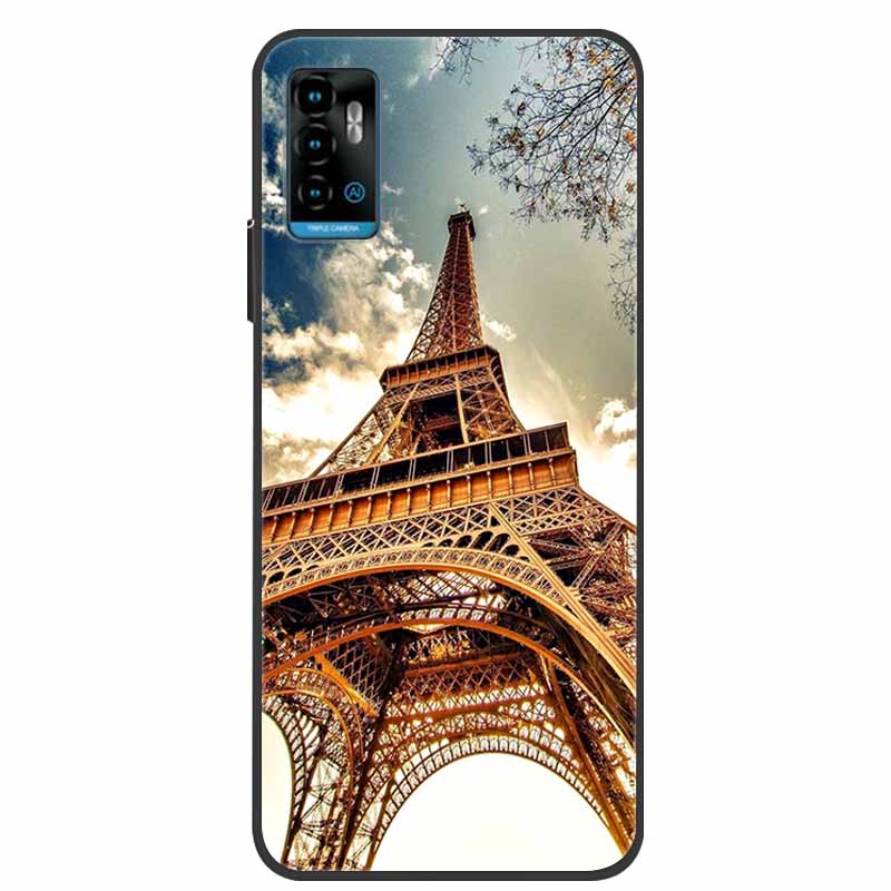 Для ZTE Blade A71 Чехол Силиконовая Задняя Крышка Чехол для Телефона Для ZTE Blade A71 Мягкие Чехлы для ZTE BladeA71 A 71 2021 Защитный Бампер