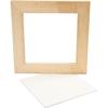 Natural Pine Frame with Good Quality Canvas Glued To the Back On a Thick Cardboard Panel. Ref 226200