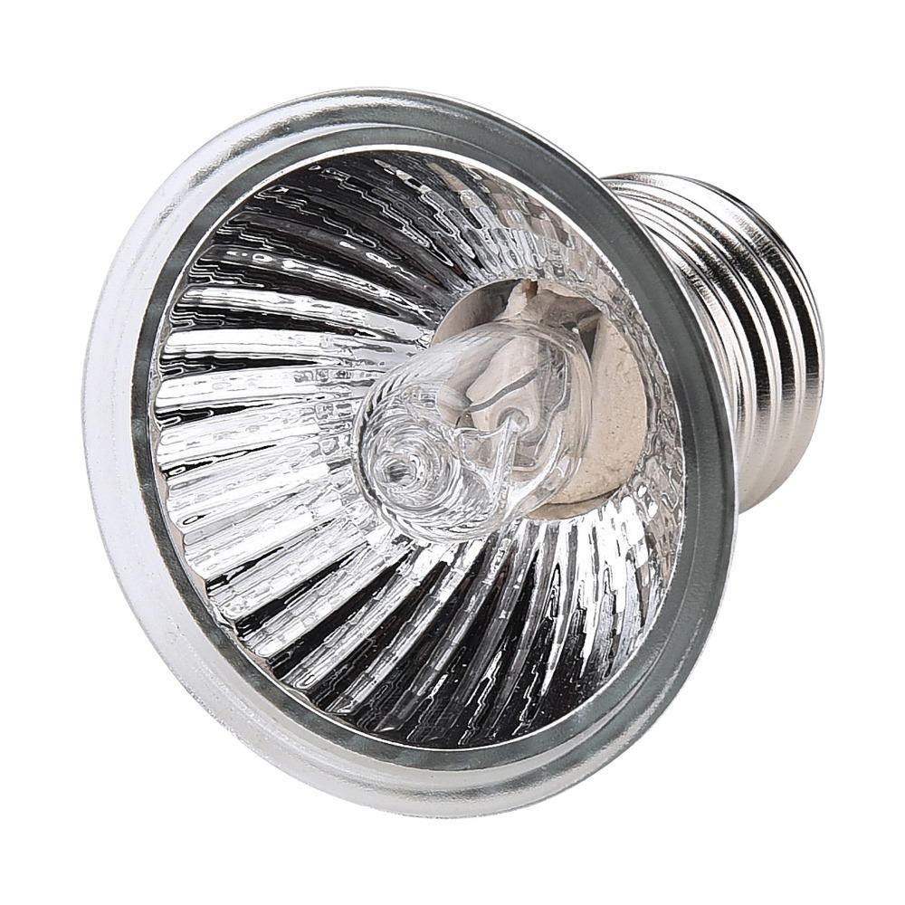 Acrylic UVA UVB Bulb Silver Reptile Heat Bulb Durable Heat Lamp Bulb Reptiles