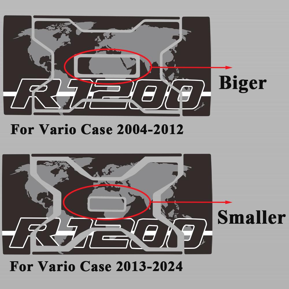 Waterproof Motorcycle Side Boxes Decals PVC Stickers For BMW Vario Case R1200GS R1200 GS R 1250 GS R1250GS 2013-2020 Accessories