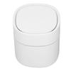 Mini Desktop Trash Can Debris Storage Cleaning Can with Lid for Coffee Table Dressing Table Desktop