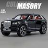 1:32 Scale Alloy Model Car for Cullinan, Zinc Alloy Pull Back Toy Car with Sound and Light, Luxury SUV Miniature Metal Vehicle Collectible Toys