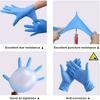 90/60/30PCSDisposable Blue Nitrile Gloves Waterproof Cleaning Gloves Suitable for Kitchen Cleaning Hairdressing Beaut Tattoo