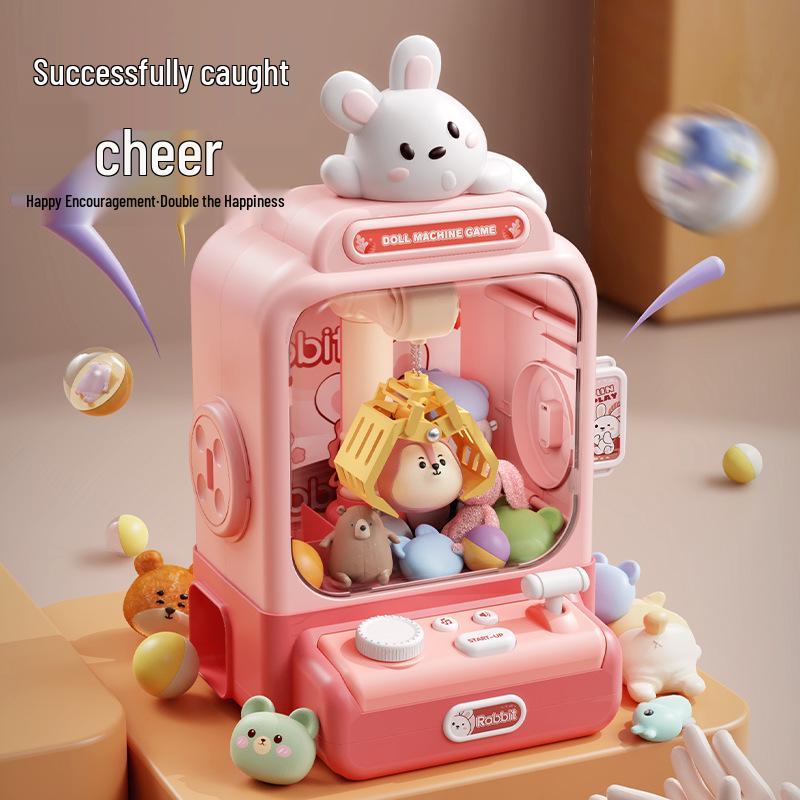 Mini Claw Machine Toy for Kids - Home Use Electric Doll Grabber