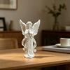 Фигурка молящегося ангела Статуя с 3D-печатными крыльями ангела