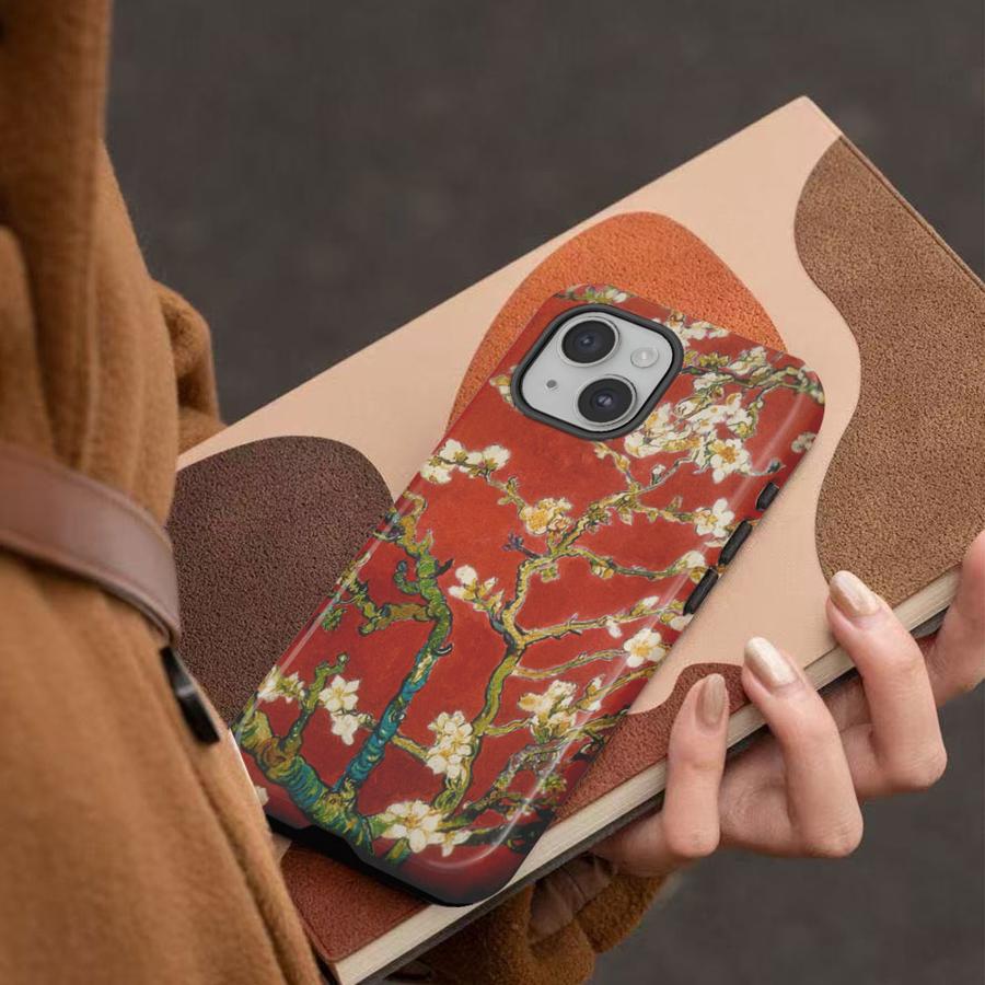 Чехол для телефона Van Gogh Натюрморт Цветочные ветки для Apple iPhone 17 XS XR 13 15 Pro Max Air 11 14 16e 12 Plus 16 Мягкая крышка Capa