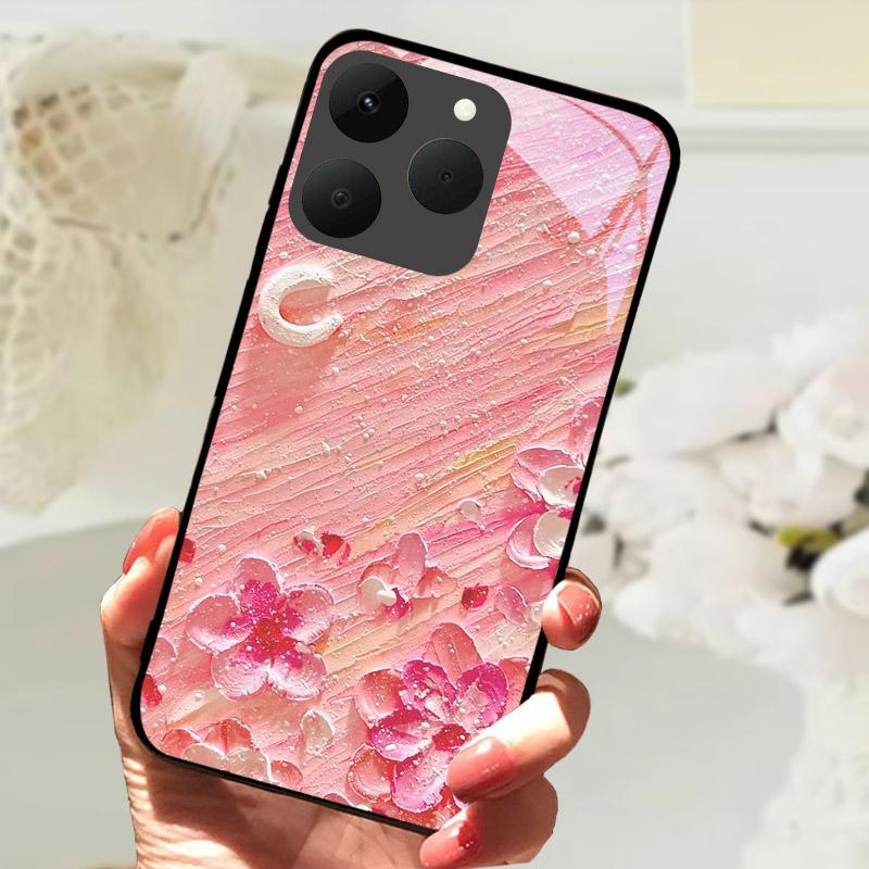 Чехлы для телефона Realme 15T 5G Задняя крышка Fundas Закаленное стекло Ударопрочный чехол Для Realme15T RMX5111 Оболочка Coque Capa Бампер