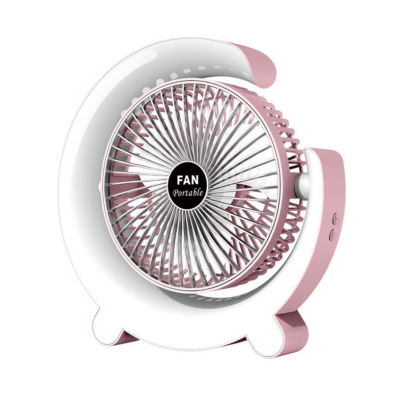 USB Rechargeable Desk & Clip Fan for Home, Office, Dorm – Compact Air Circulator