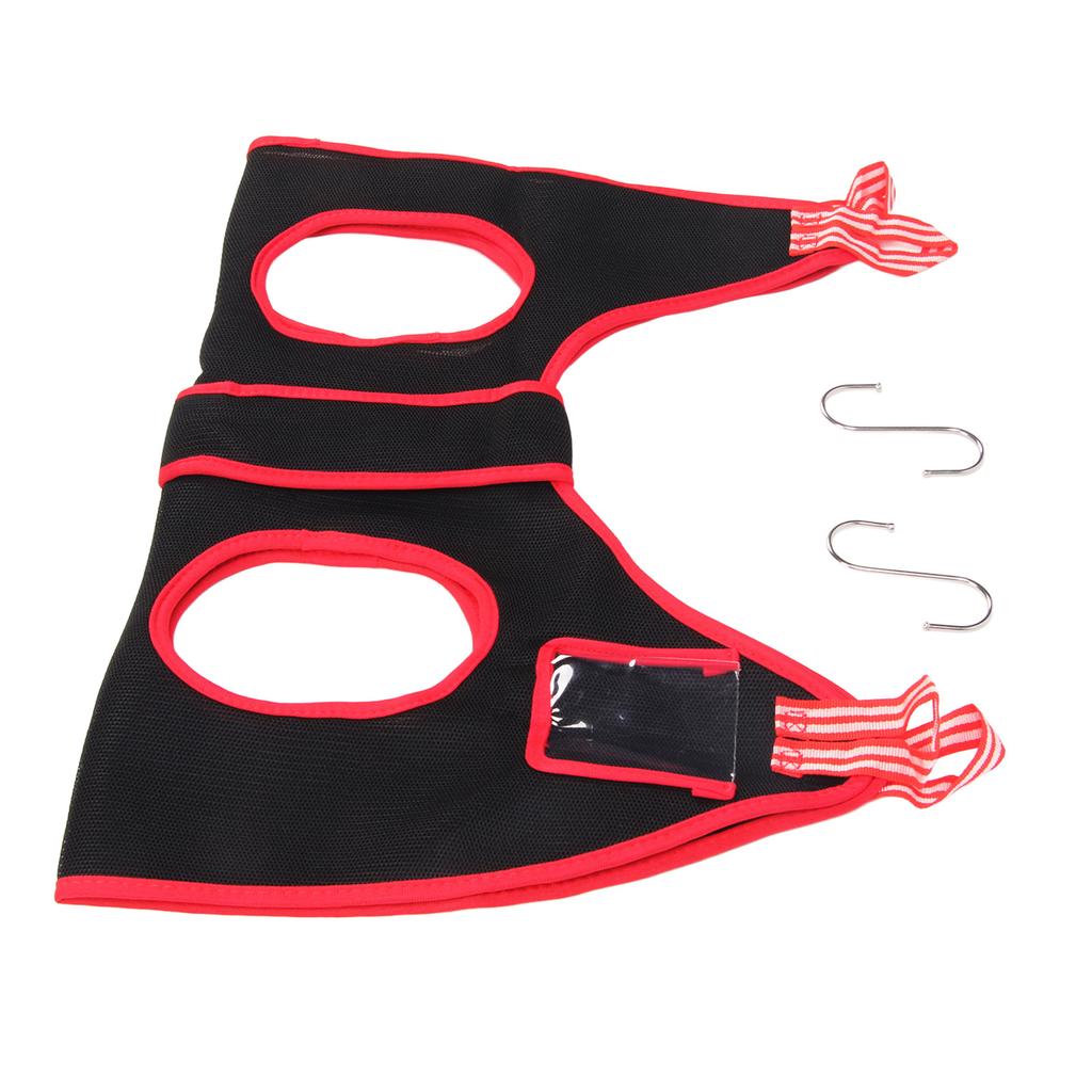 Гамак для груминга собак, дышащий, регулируемый, с застежкой-липучкой, с карманом для