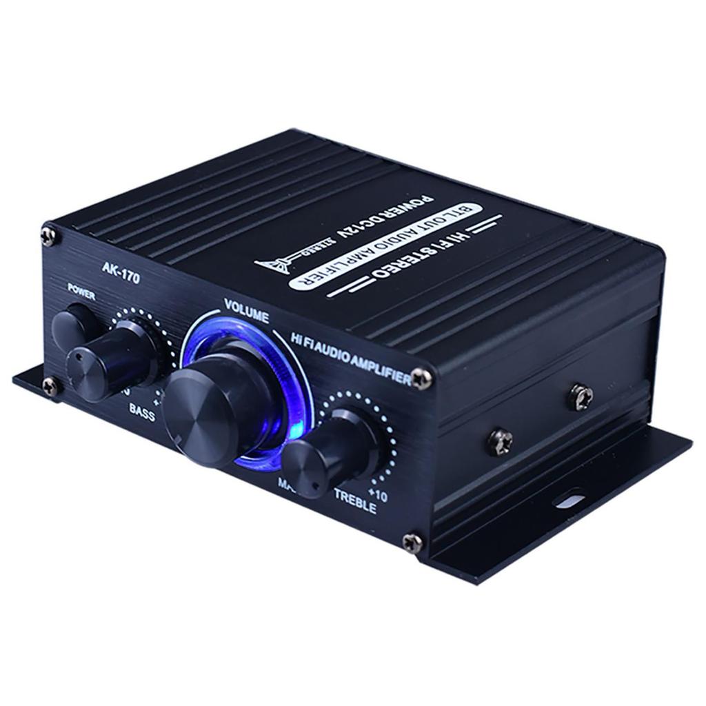 Audio Power Amplifier Max 200W 200W 2CH HiFi Stereo AMP Speaker Amplifier Receiver +