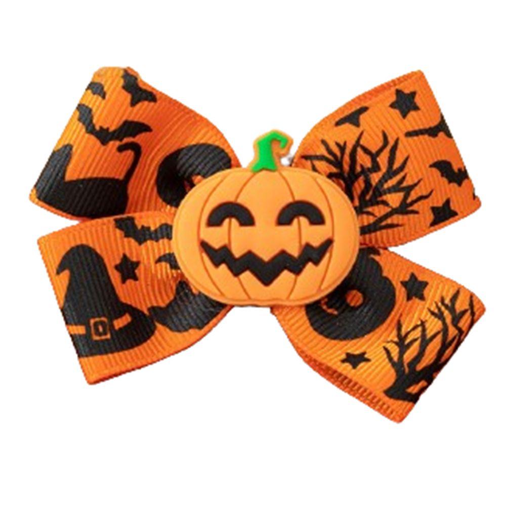 Заколка для волос в виде глазного яблока и тыквы, забавная заколка для волос в виде летучей мыши и утконоса, модная заколка для волос в виде банта на Хэллоуин для вечеринки