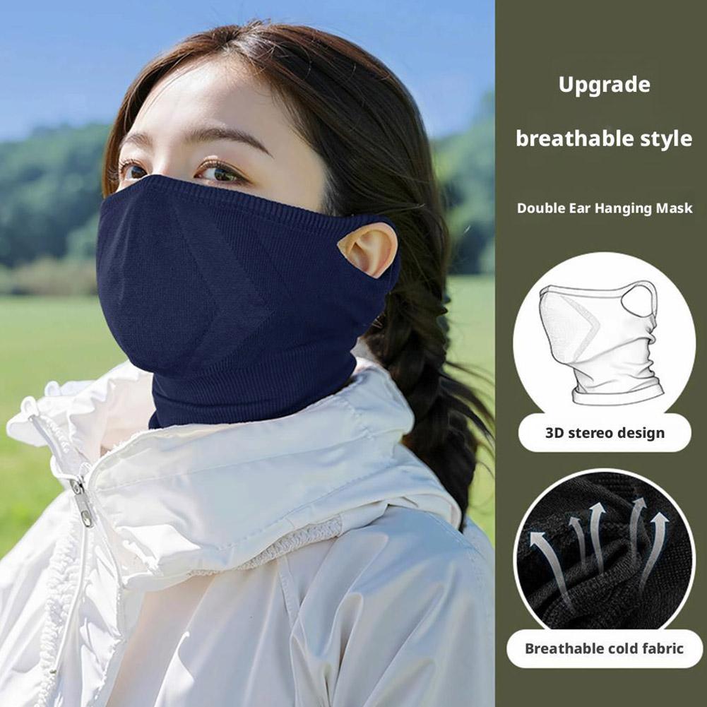 Cycling Face Mask Absorb Sweat Breathable Fishing Training Gaiter Sport Scarf Face Protection Bandana Uv Face Neck Summer S R2H9