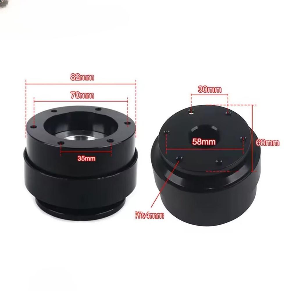 For Gameplay Control 70mm Racing Simulator Adapter 70mm Hole Distance Aviation Aluminum Alloy Oxidation TreatmentGood product