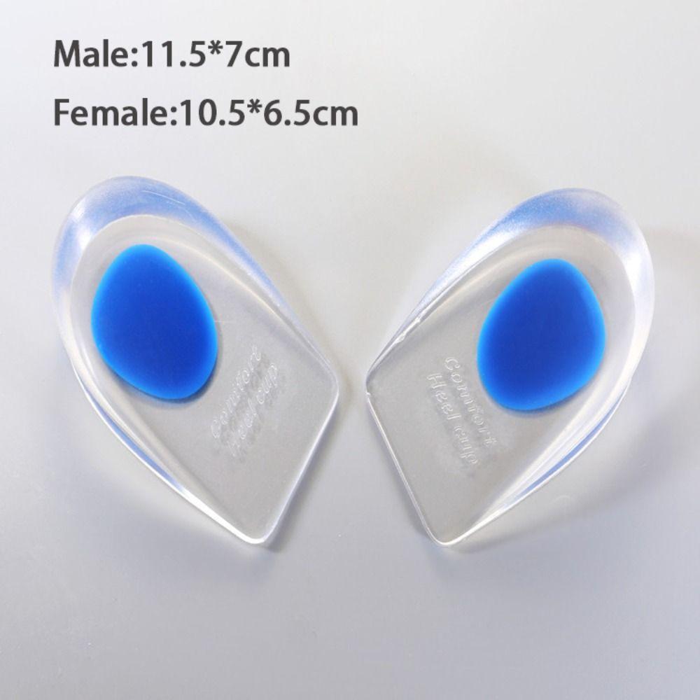 Relieve Foot Pain Shoe Pad Support Heel Cushion Insole Gel Silicone