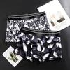 Летние тонкие боксеры, нижнее белье, эластичный пояс со средней посадкой, шорты с принтом губ, трусы, U-выпуклые дышащие трусики, повседневная одежда