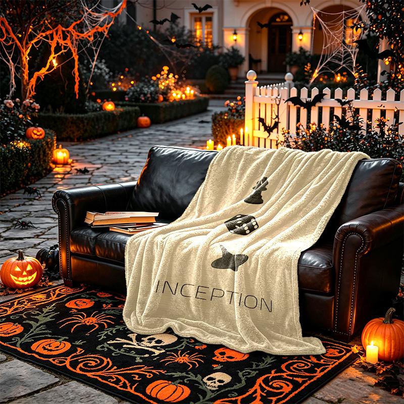1pc Inception Chess Art Blanket, Home Printed Throw Blanket - Soft Blanket Gift for Family, Washable Sofa Bed Blanket