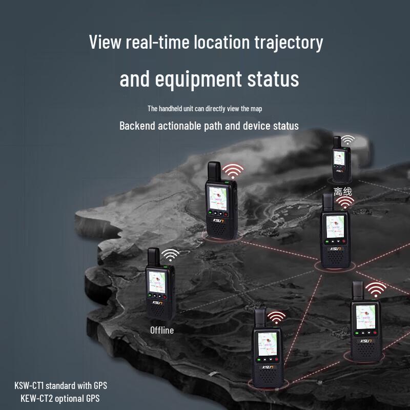 KSUN TFSI CT12Plus 4G Сеть GPS Рация (Китайская версия)