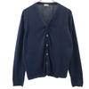 Cruciani Made In Italy Long Sleeve V-neck Cotton Knit Cardigan 48 Navy Men's Used
