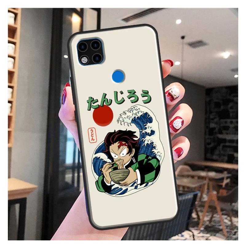 Demon Slayer Kimetsu no Yaiba Funda для Xiaomi Redmi Note 10S 9S 8T 9 Note 10 Pro Note 11 Pro Redmi 9C 9A 9T мягкий чехол