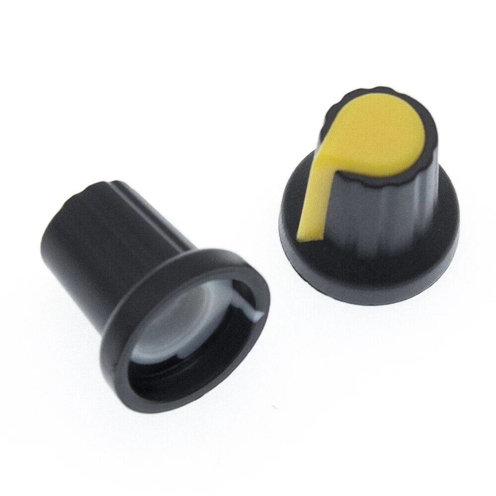 10 шт./лот WH148 крышка ручки потенциометра(медный сердечник) 15X17 мм, 6 мм Отверстие для вала AG2 Желтый Оранжевый Синий Белый Красный