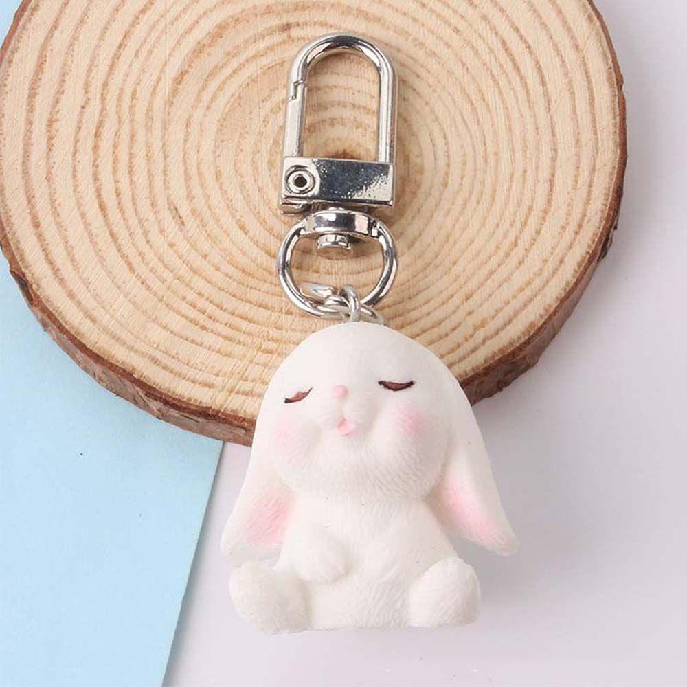 Bag Trinket Car Interior Accessories Keyring Ornaments Rabbit Key Chain Key Chain Pendant Key Rings